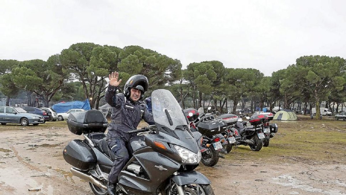 Participante de la fiesta de la moto.-M. Á. S.