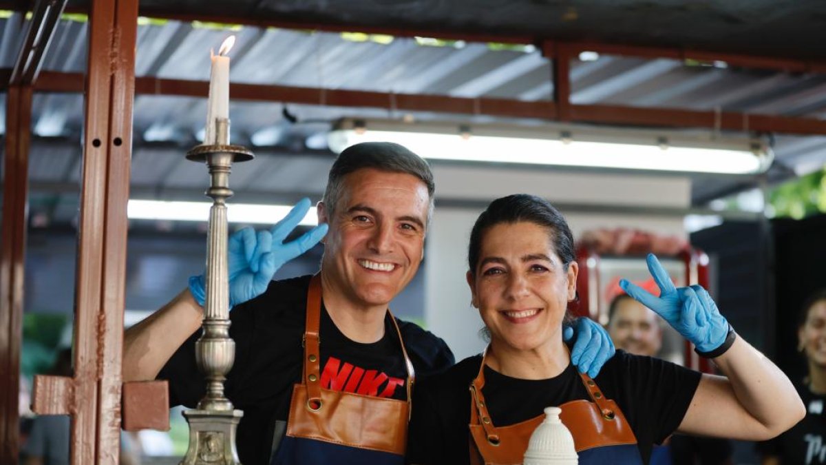 Feria de la tapa en la acera Recoletos de Valladolid.- J. RIVAS