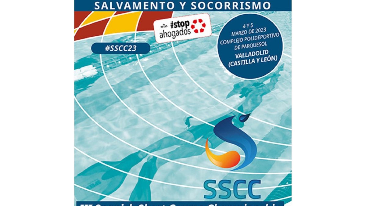 Cartel III Campeonato de España de Distancias Cortas de Salvamento y Socorrismo. / EM