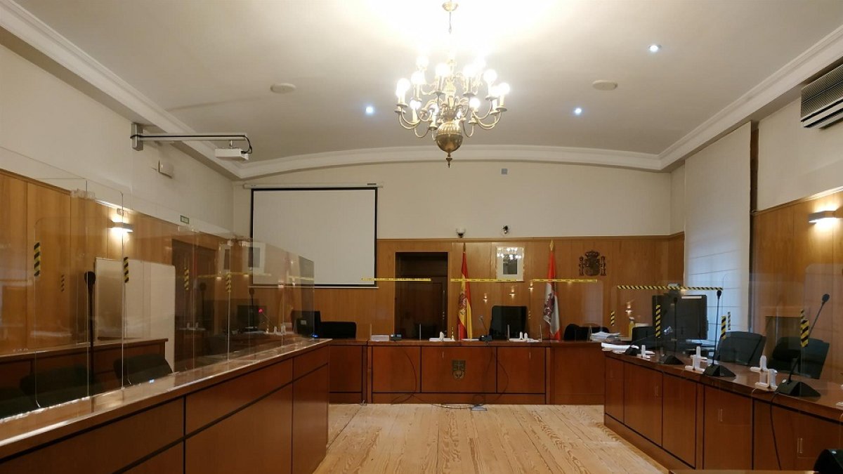 Sala de vistas de la Audiencia de Valladolid. - EUROPA PRESS.