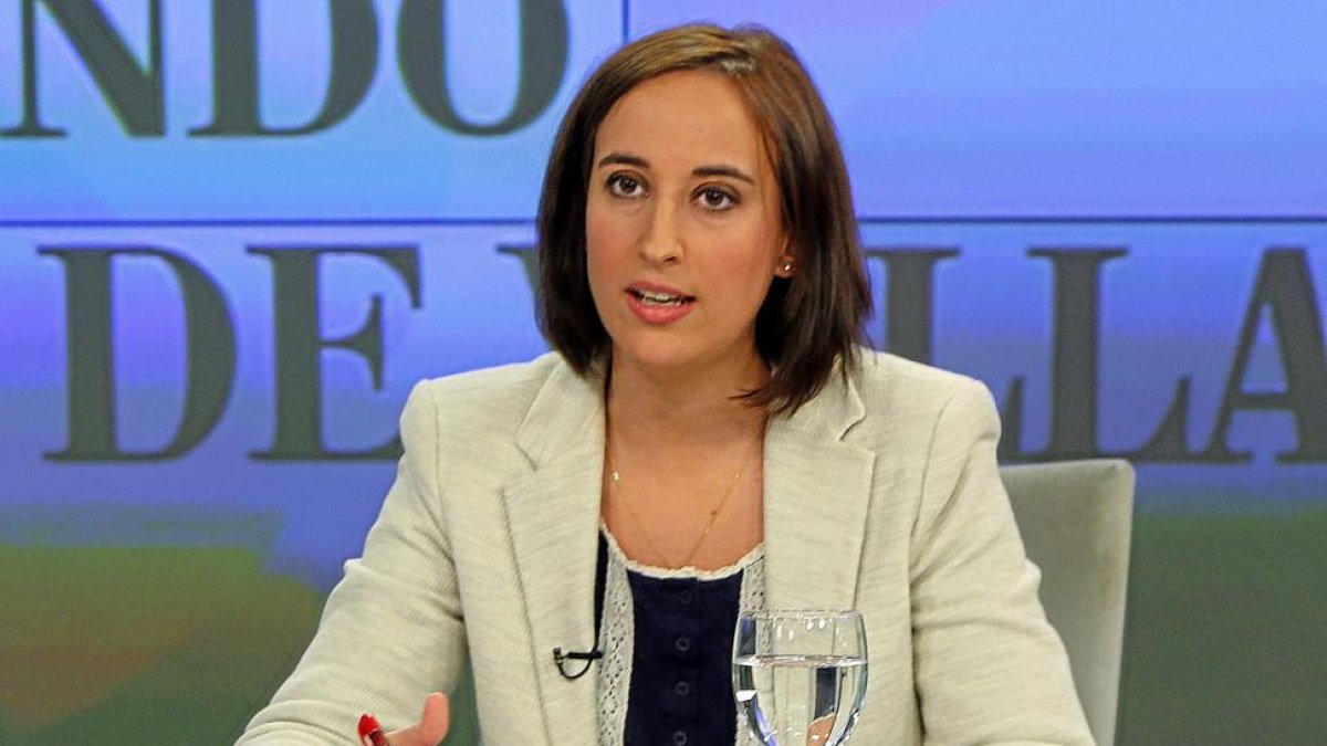 Pilar Vicente durante su entrevista en ‘La Quinta Esquina’, emitida ayer en La 8 de Valladolid.-J. M. LOSTAU