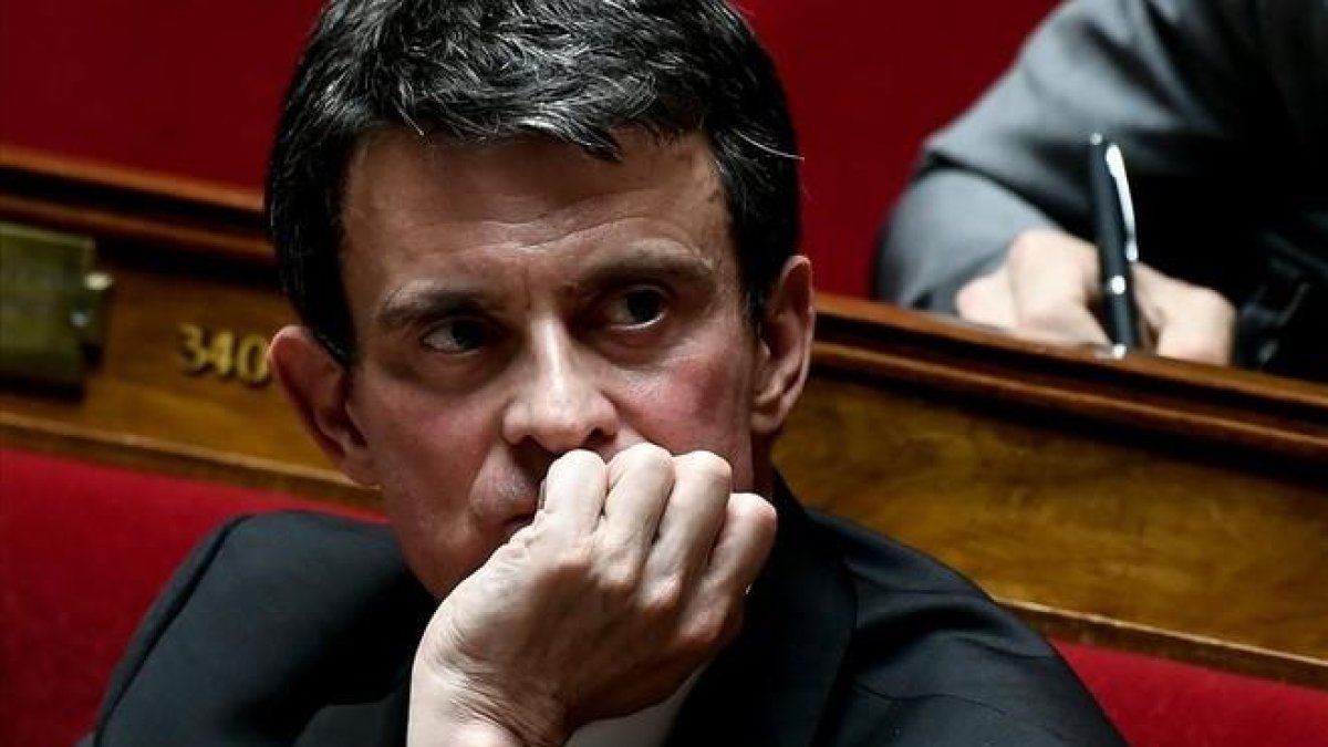 PHILIPPE LOPEZ (AFP)-Manuel Valls.