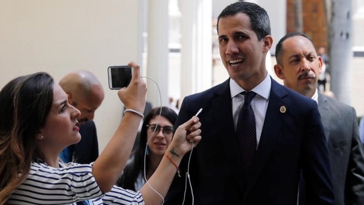 El líder de la oposición venezolana, Juan Guaidó.-REUTERS