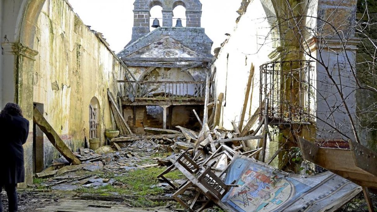 La Iglesia de San Jorge, en Carbajales de la Encomienda (Zamora).-EL MUNDO