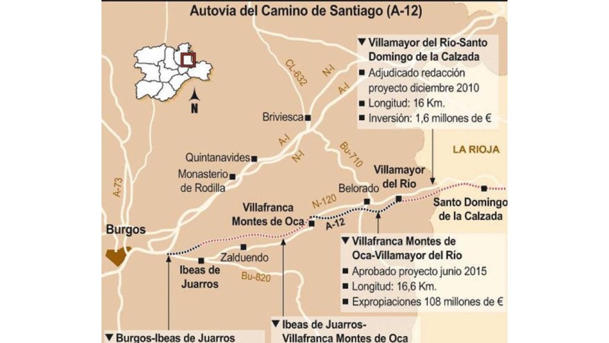 Autovía del Camino de Santiago (10cmx10cm)-Ical