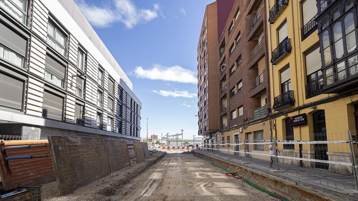 Obras para la construcción del túnel en el calle Panaderos.- PHOTOGENIC