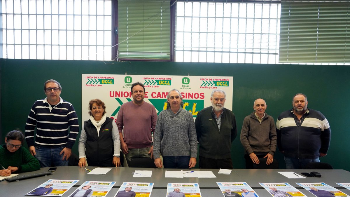 La Unión de Campesinos de Castilla y León (UCCL) presenta su candidatura para las elecciones al campo del 12 de febrero. -ICAL