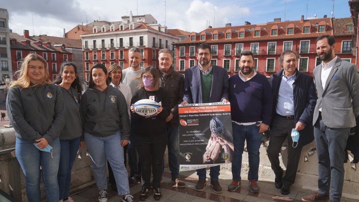 Presentación del torneo inclusivo en el Ayuntamiento de Valladolid. / E.M.