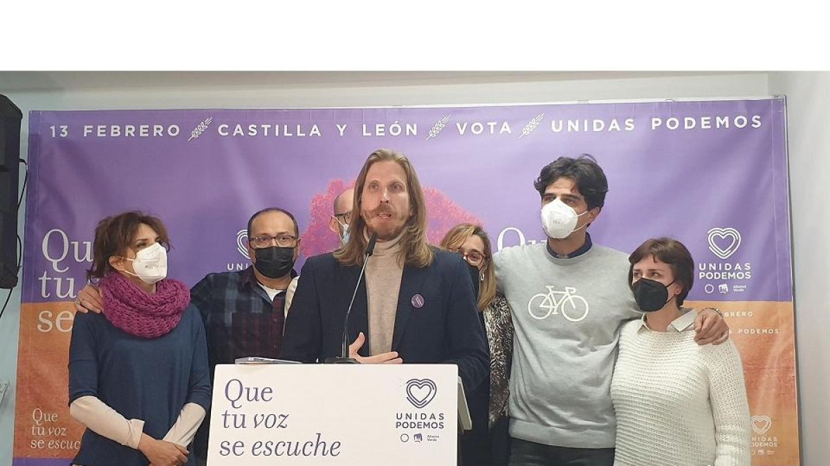 Pablo Fernández de Unidas Podemos ofrece a los medios una valoración final de los resultados electorales - EUROPA PRESS