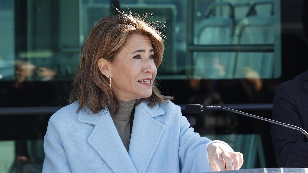 La ministra de Transportes, Movilidad y Agenda Urbana, Raquel Sánchez, durante su visita a Valladolid.- E. PRESS