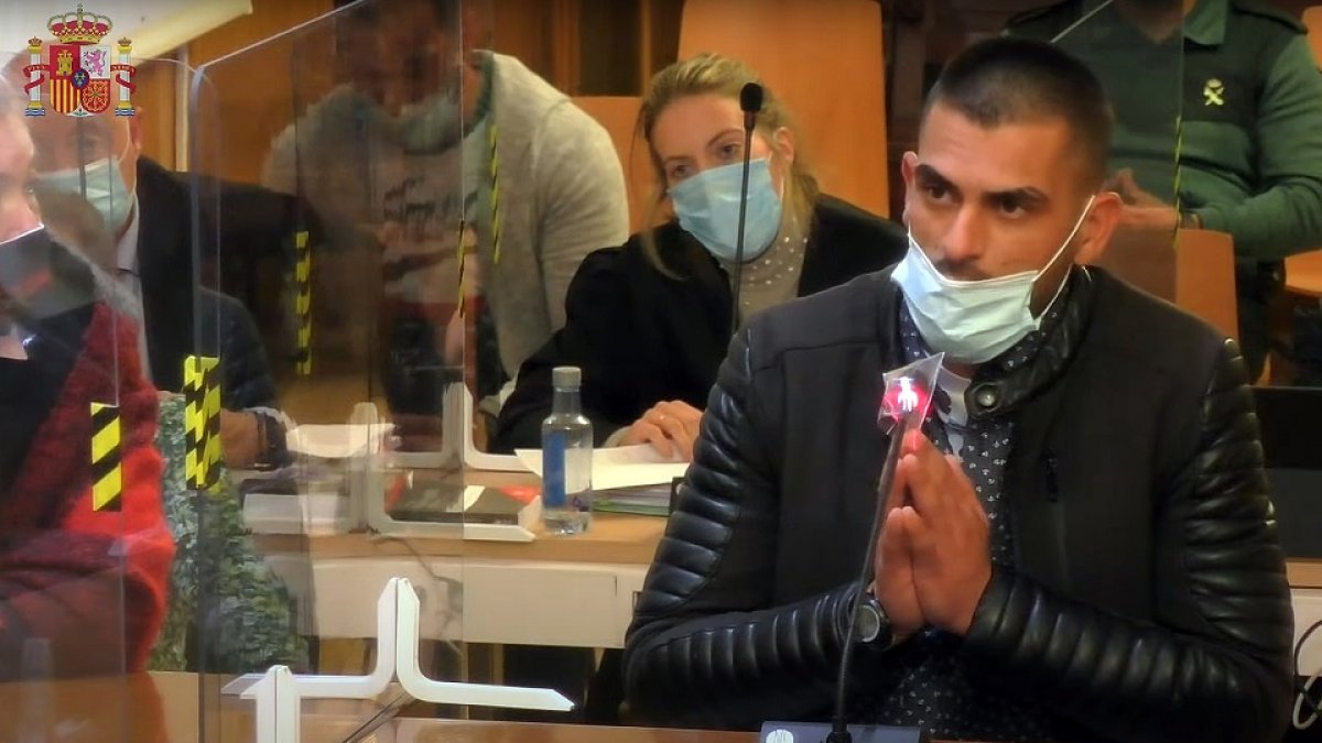 Gabriel E.K testifica en la tercera jornada del juicio por el crimen de la Circular en Valladolid.- ICAL