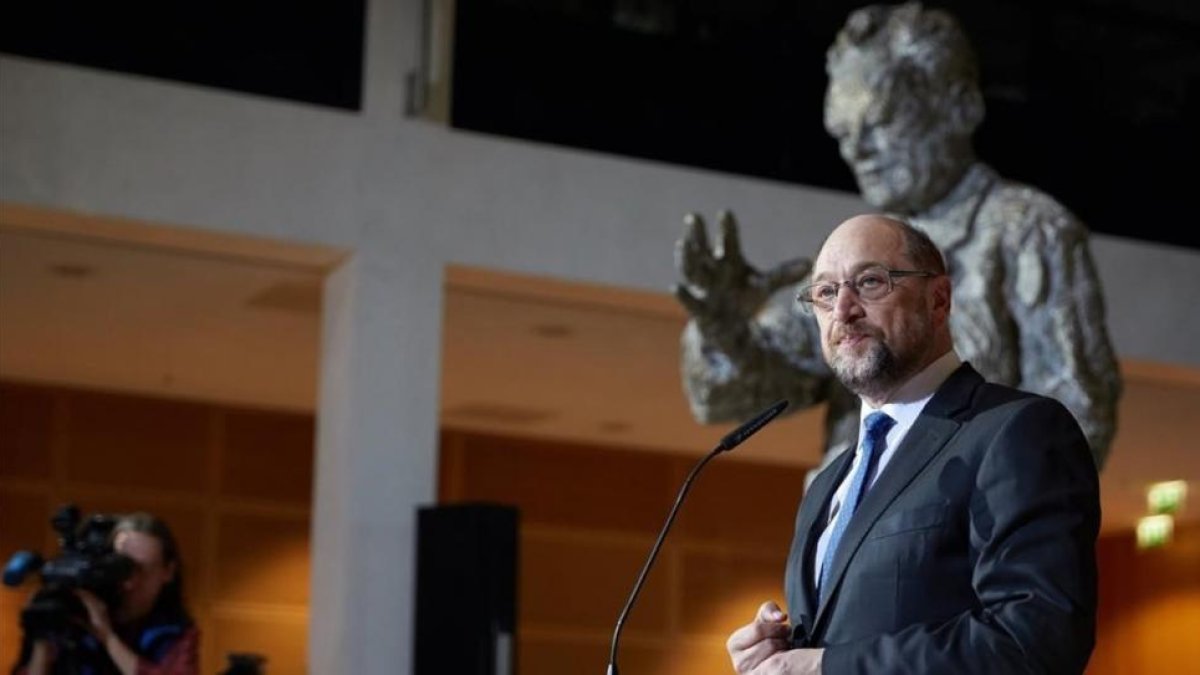 Rueda de prensa de Martin Schulz.-/ HAYOUNG JEON / EFE