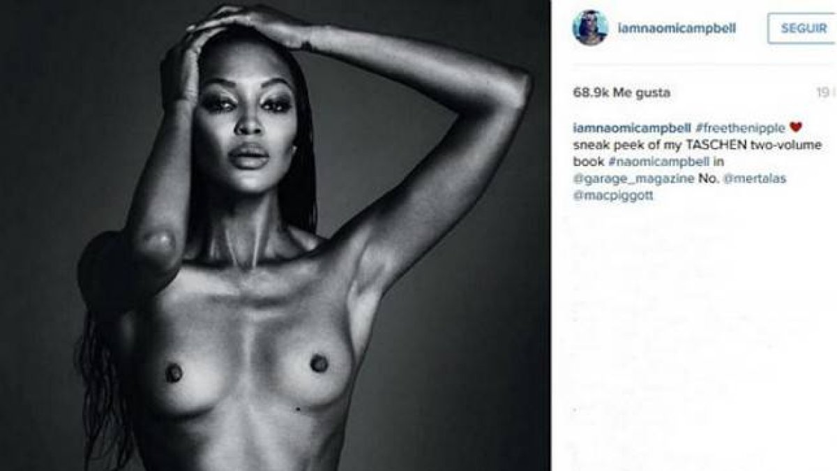 CENSURA O AUTOCENSURA: El toplés de Naomi Campbell desaparece de Instagram