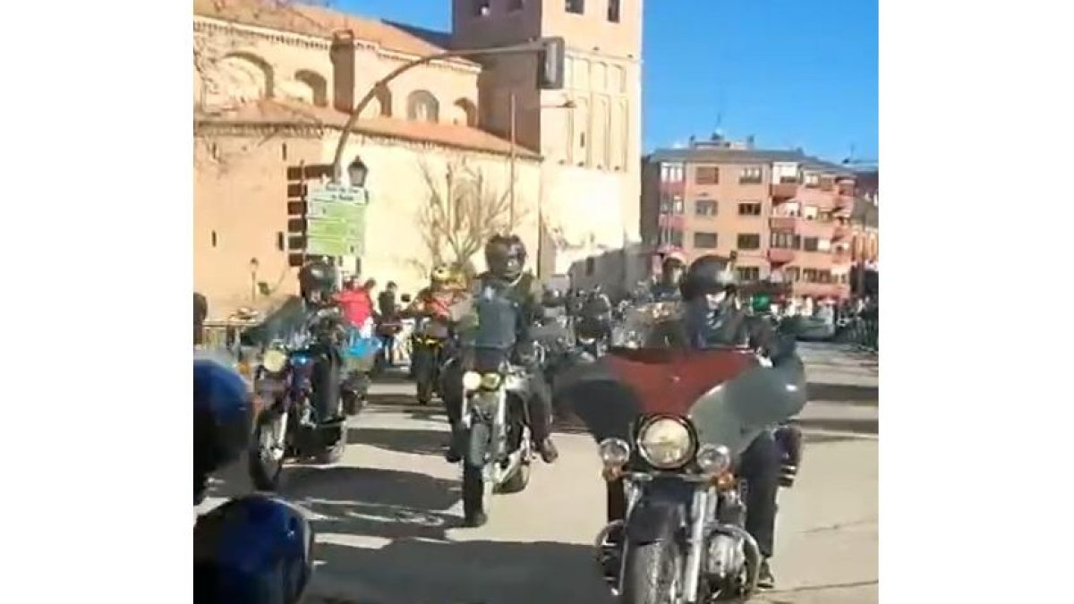 Concentración de Motauros en Medina del Campo