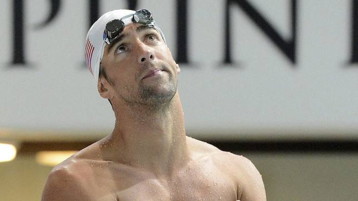 Michael Phelps, durante un entrenamiento en Brisbane (Australia).-