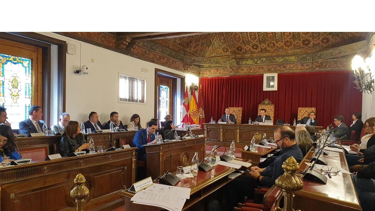 Pleno de la Diputación de Valladolid en sesión ordinaria del 24 de febrero de 2023 - EUROPA PRESS
