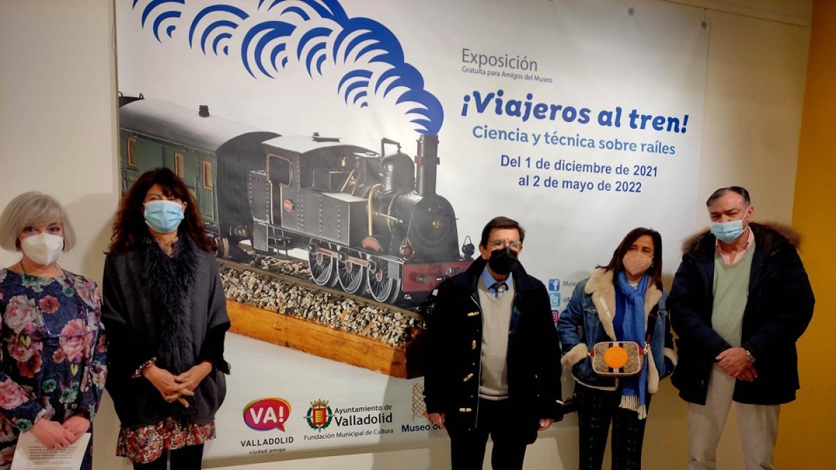 Presentación de la exposición '¡Viajeros al tren!' en el Museo de la Ciencia de Valladolid. - EM