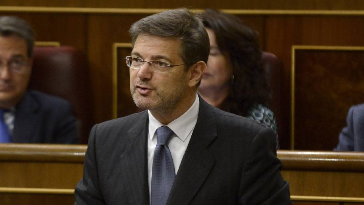 El ministro de Justicia, Rafael Catalá-El Mundo