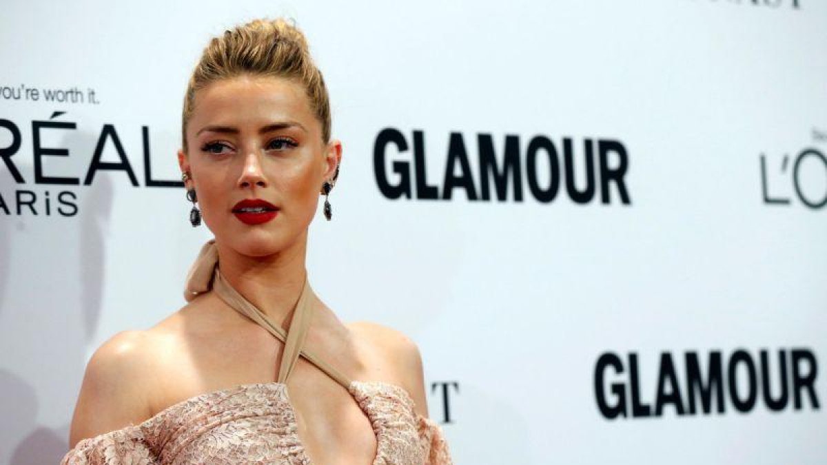 Amber Heard, en los premios Glamour 2016, esta semana en Los Ángeles.-REUTERS / MARIO ANZUONI