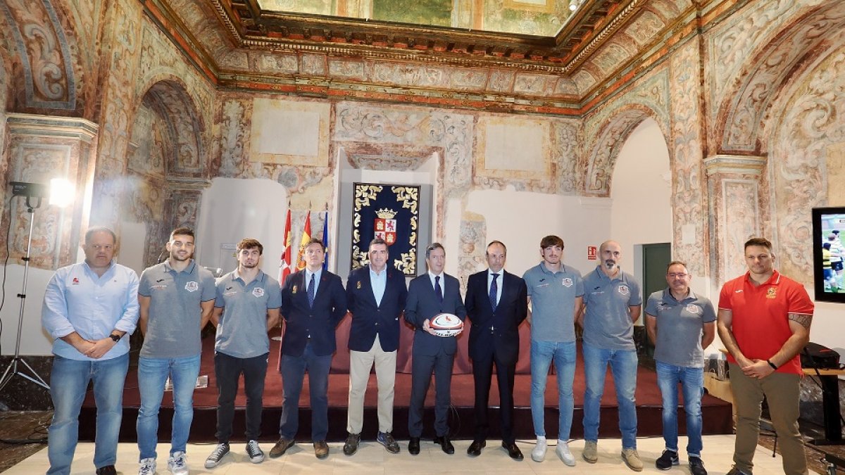 Presentación del proyecto de la Federación Española de Rugby Castilla y León Iberians. / PHOTOGENIC