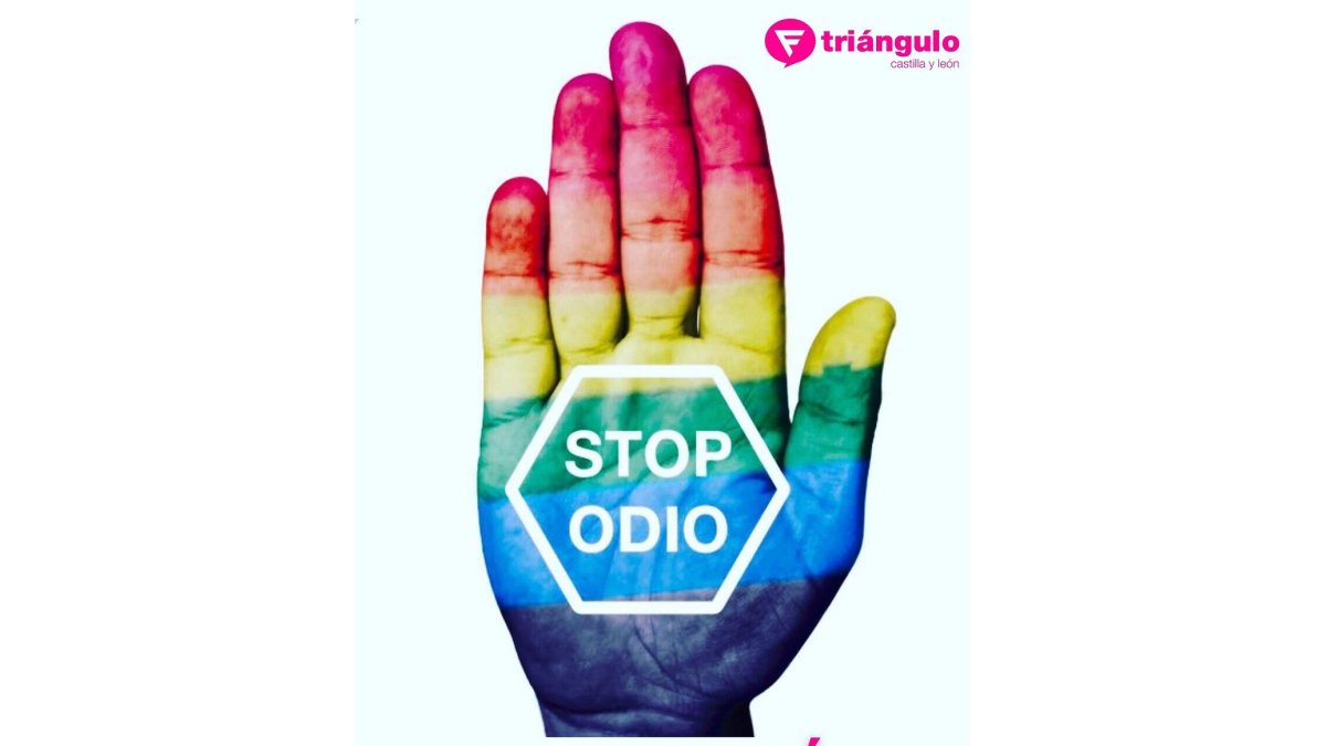 Cartel de la concentración organizada por Fundación Triángulo para pronunciarse ante una agresión homófoba en Valladolid. -E.M