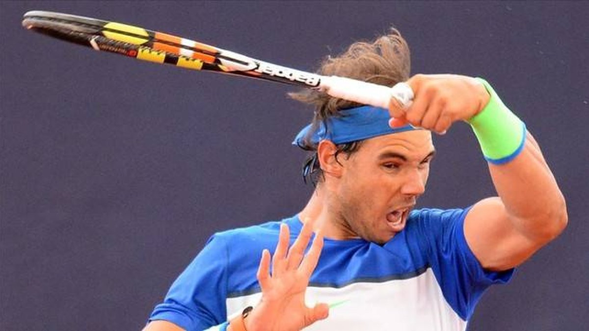 Rafa Nadal en Hamburgo.-Foto:   AFP / DANIEL BOCKWOLDT