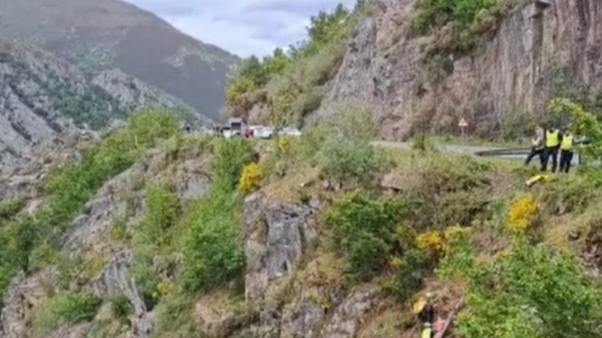 La Guardia Civil de Asturias rescata el cuerpo de Ginés.- ICAL