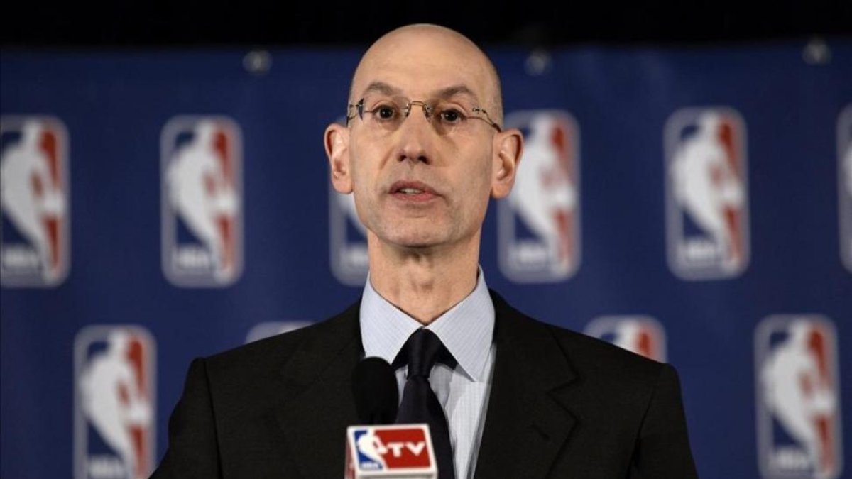 Adam Silver, máximo responsable de la NBA-ANDREW GOMBERT / EFE