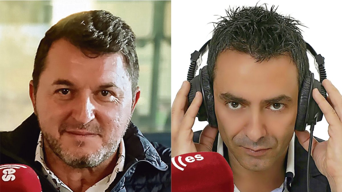 Fran Sardón y Fernando Puga del programa 'Los Imprescindibles' de esRadio.- E.M.