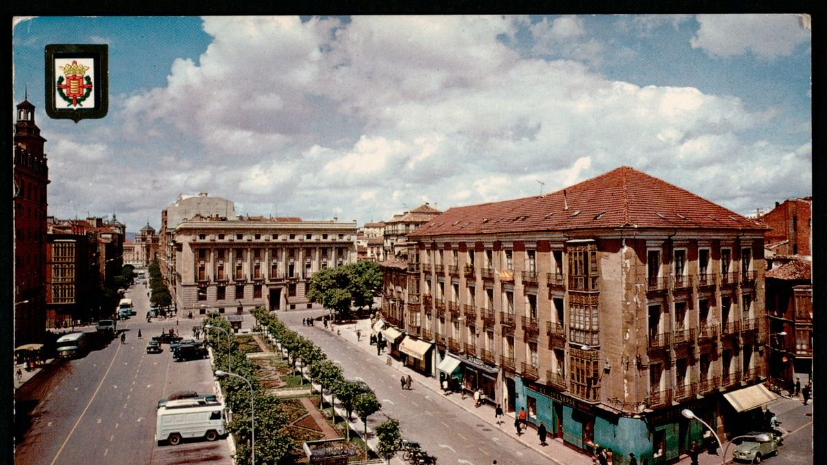 Plaza España en el barrio San Andrés-Caño Argales en 1964.- ARCHIVO MUNICIPAL VALLADOLID