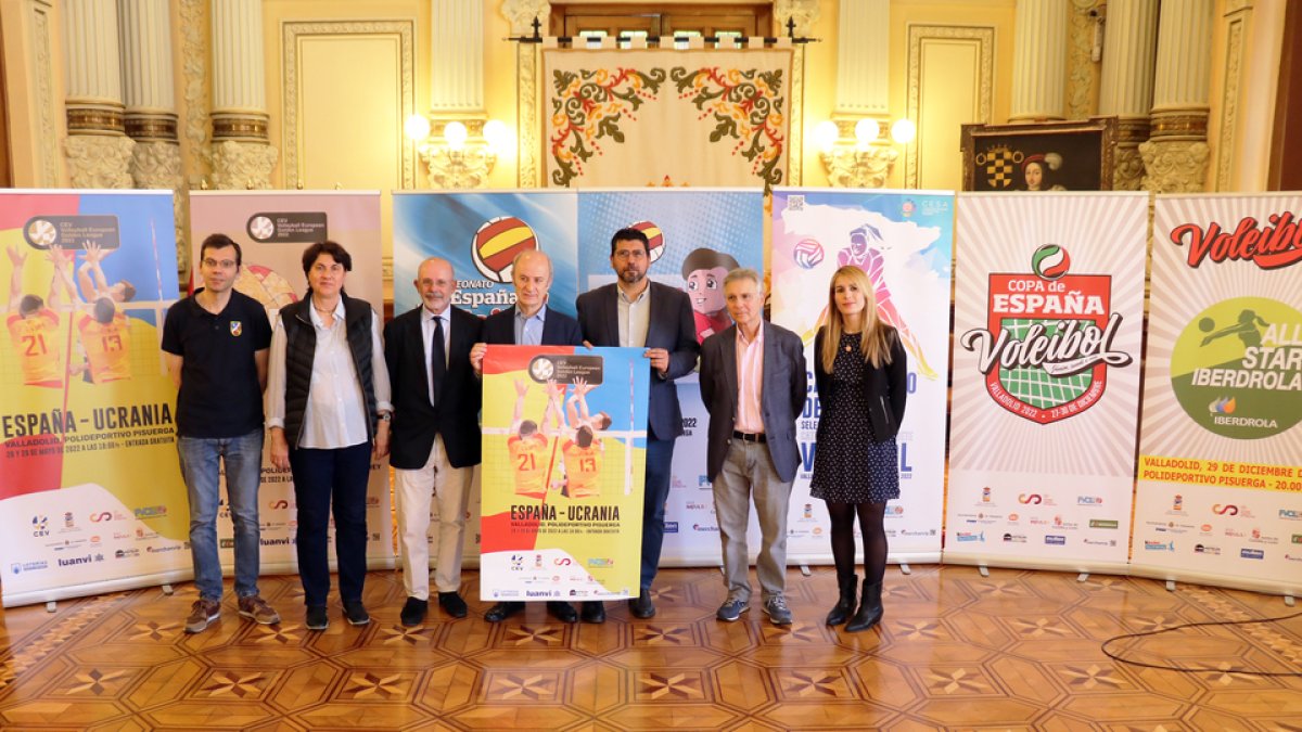 Presentación de los diferentes eventos de voleibol. / E. M.