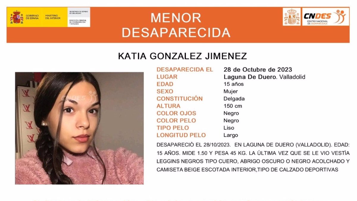 Katia González Jiménez. - CENTRO NACIONAL DE DESAPARECIDOS