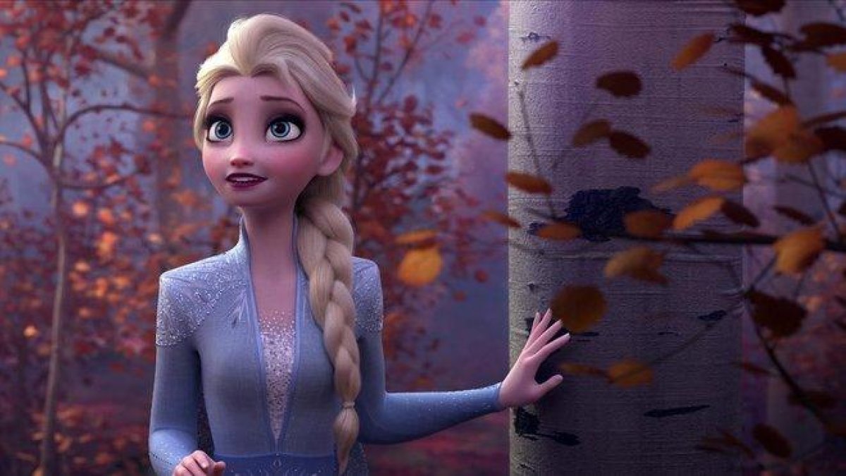 Elsa, en un fotograma de ’Frozen II’-