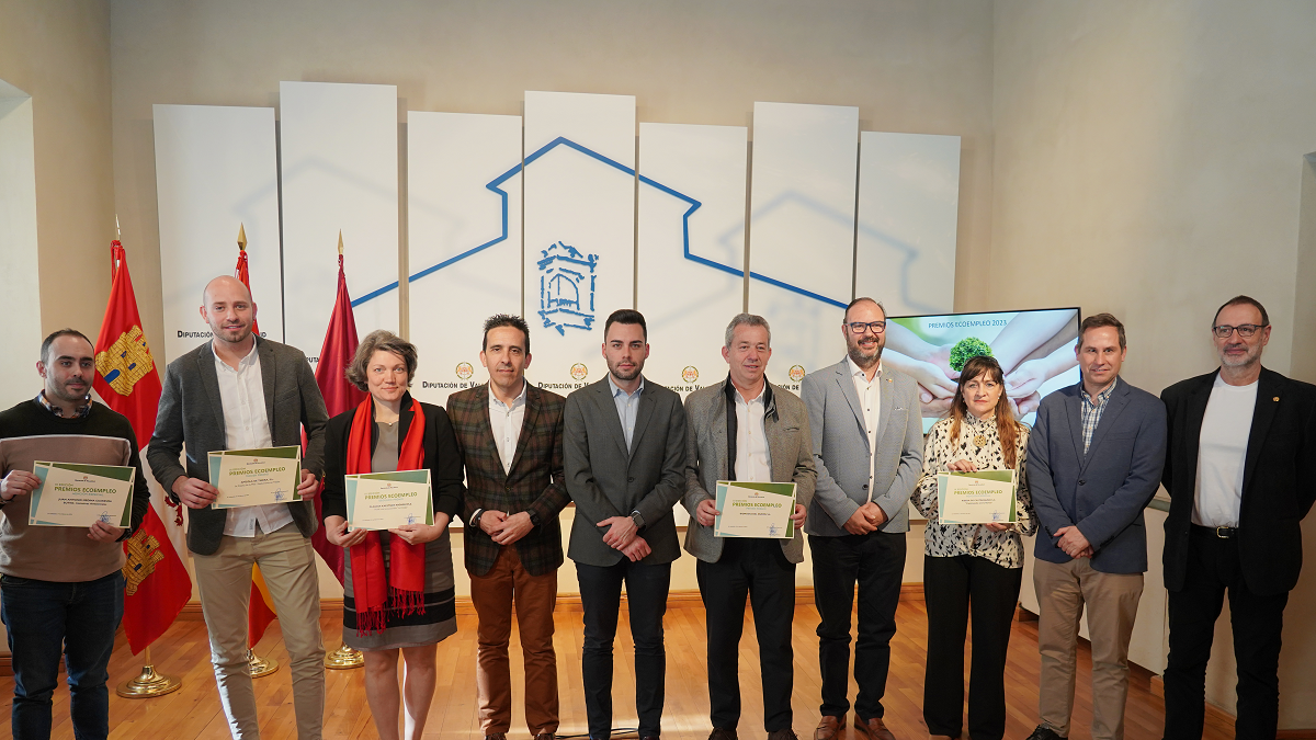 Entrega de premios de Ecoempleo 2023. Fotografía: Diputación de Valladolid