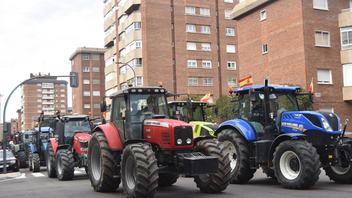 Tractorada en Valladolid, imagen de archivo. -ASAJA