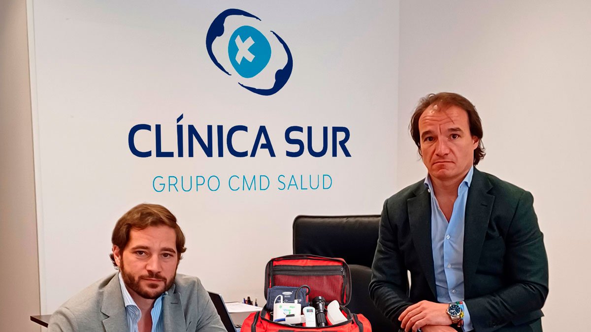 De izquierda a derecha, Ignacio y Alberto Pereda, consejeros delegados del Grupo CMD Salud.
