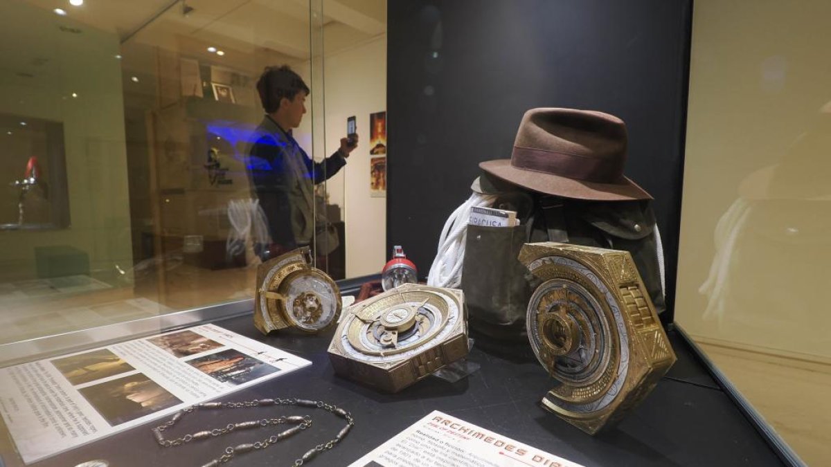 Exposición sobre Indiana Jones en el museo de la Ciencia.