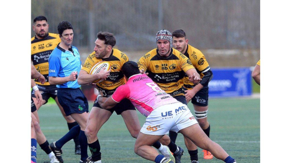 Último derbi entre VRAC y Burgos, en campo de éste.