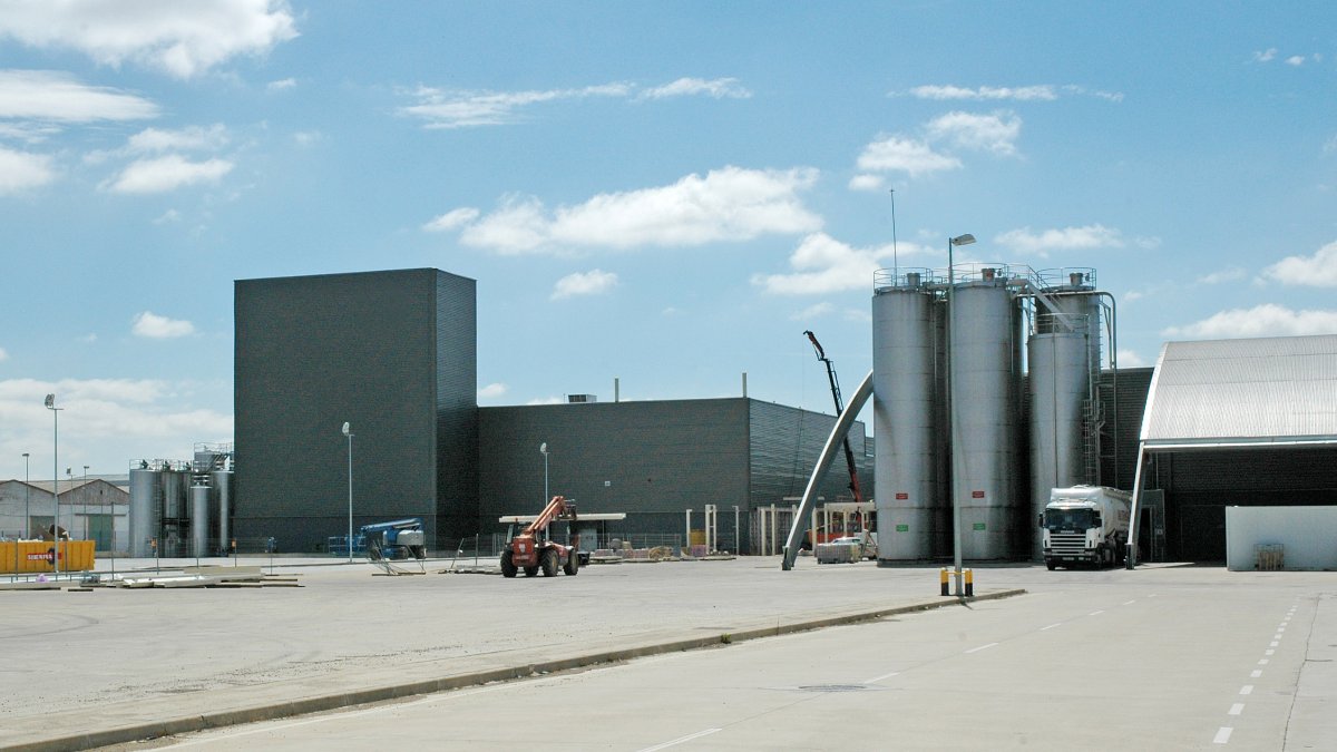 Instalaciones de la fábrica de cereales de SIRO en Aguilar de Campoo en una imagen de archivo