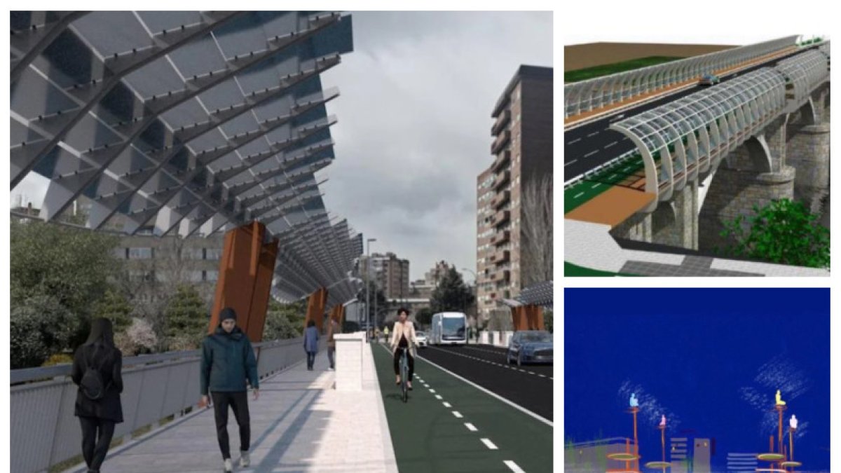 Los tres diseños rechazados para el nuevo puente de Poniente