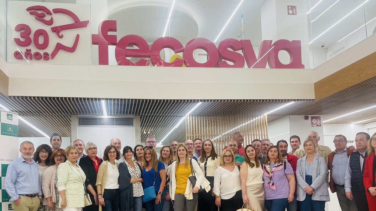 Representantes del comercio de Valladolid en la Asamblea General de Fecosva
