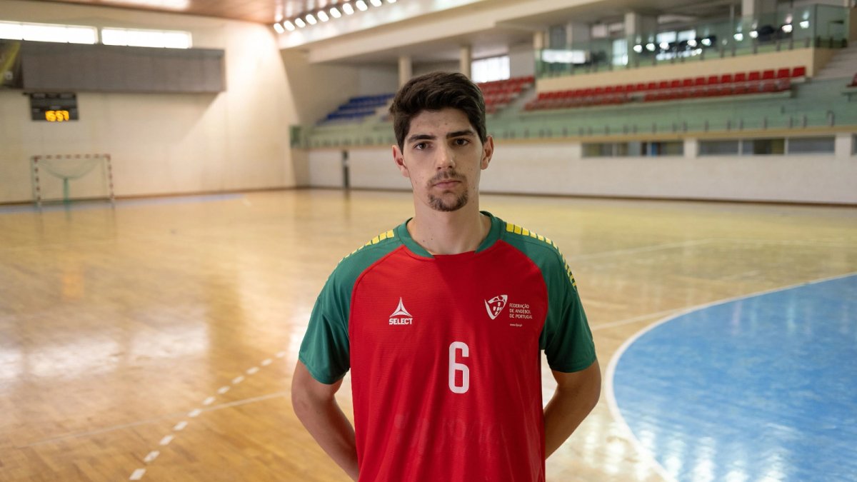 Lucas Ribeiro, con el uniforme de Portugal.