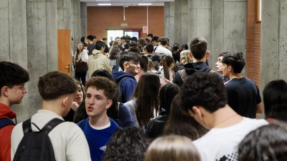 Pruebas de la EBAU en el distrito de la Universidad de Valladolid.