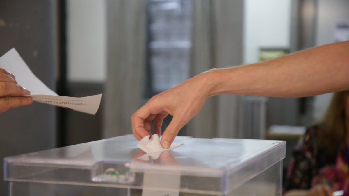 Votación de las elecciones europeas en Castilla y León
