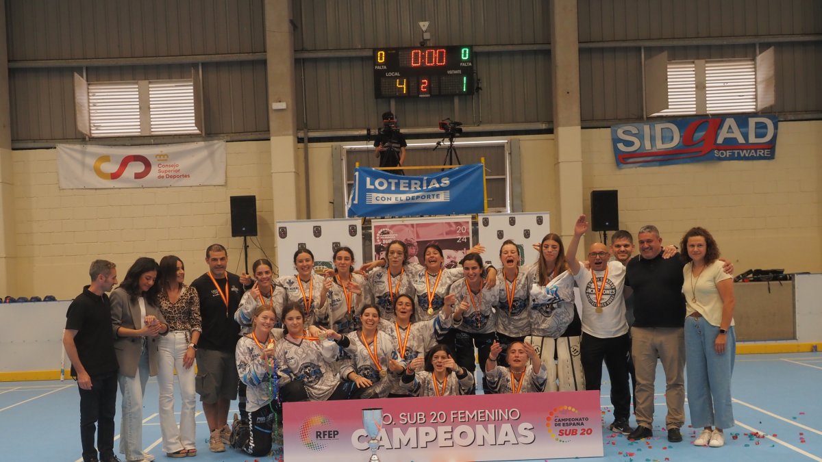 Equipo sub20 del CPLV femenino en Tudela