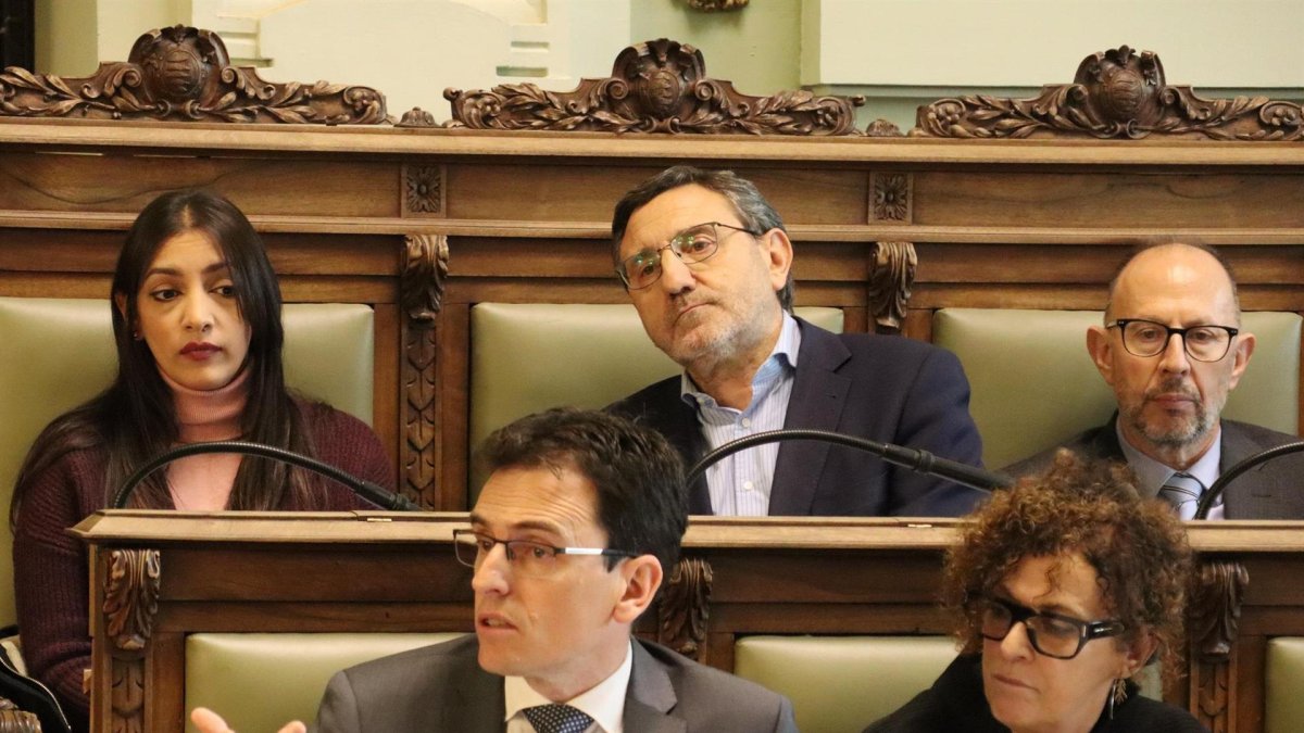 La bancada socialista en el Pleno del Ayuntamiento de Valladolid. - GRUPO MUNICIPAL SOCIALISTA VALLADOLID