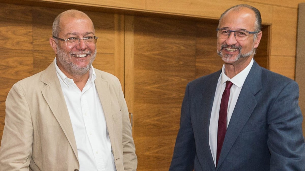 Francisco Igea y Luis Fuentes, en una imagen de archivo