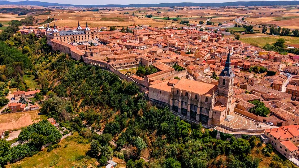 Imagen aérea de Lerma