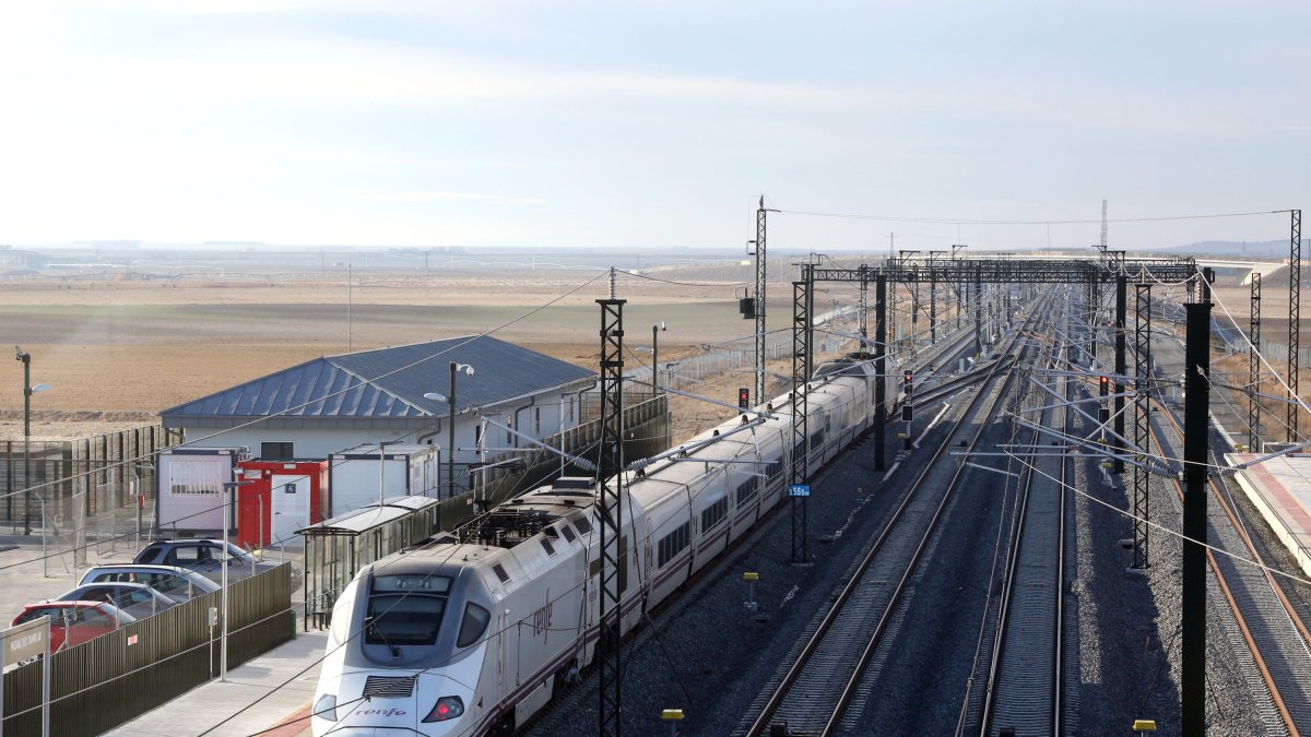 Estación de alta velocidad de Medina del Campo, imagen de archivo.