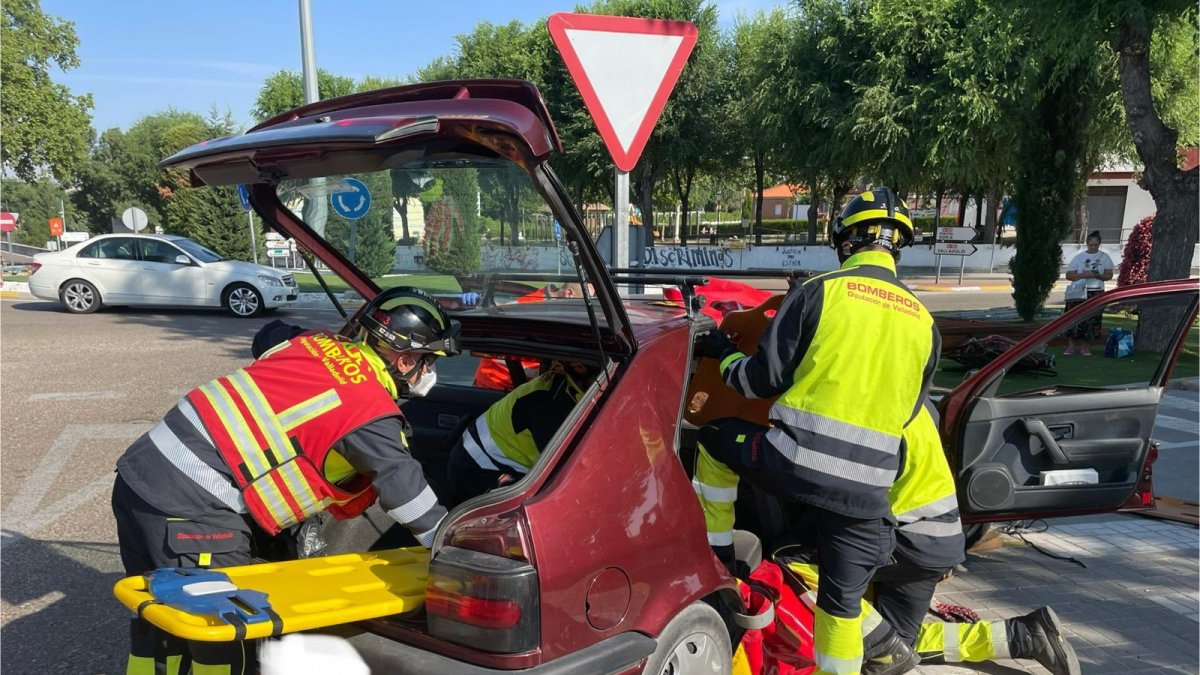 Accidente en Tudela de Duero